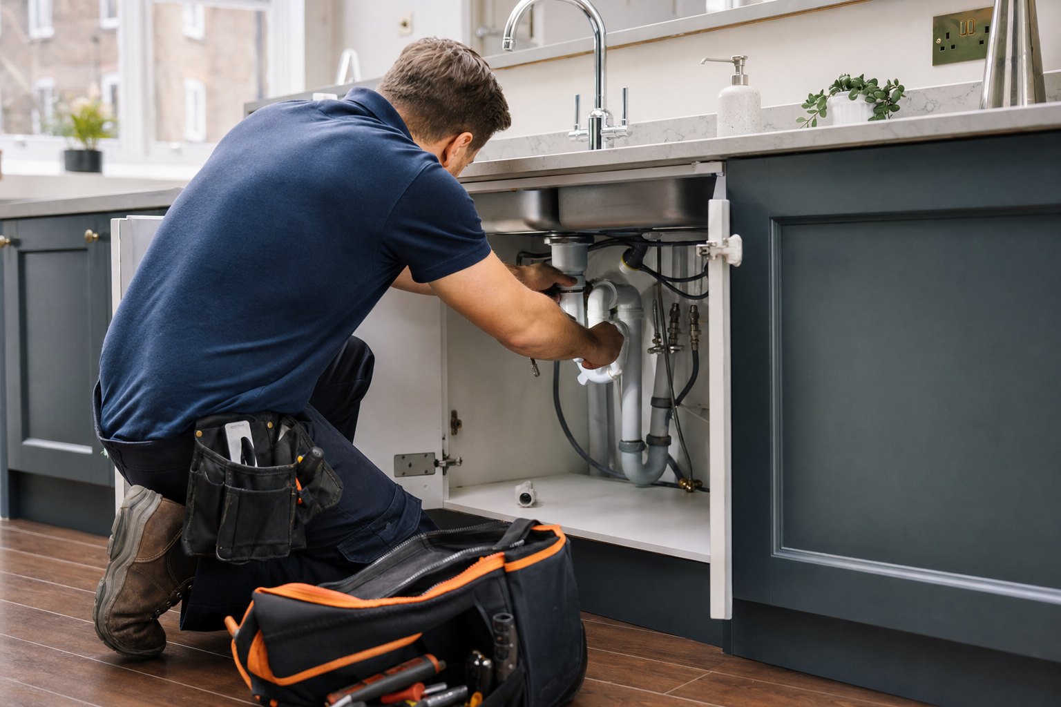 Kitchen Plumbing Bethnal Green service image